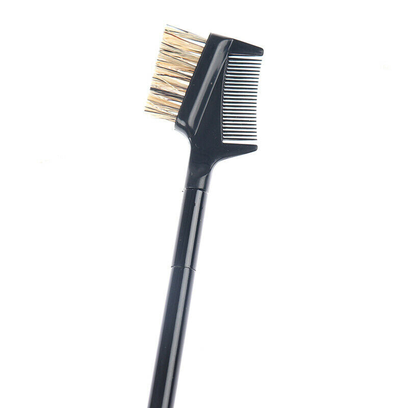 1Pcs Eyebrow Comb Double-Sided Dual Purpose Makeup Brush Eyelash Comb Cos.l8