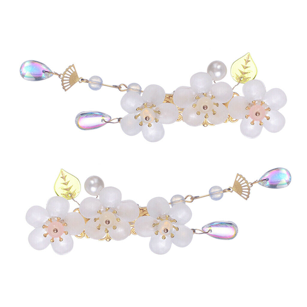 2 lot Hair Clip Girl Barrette Side Pin Bun Updo Hairpin Hair Accessory