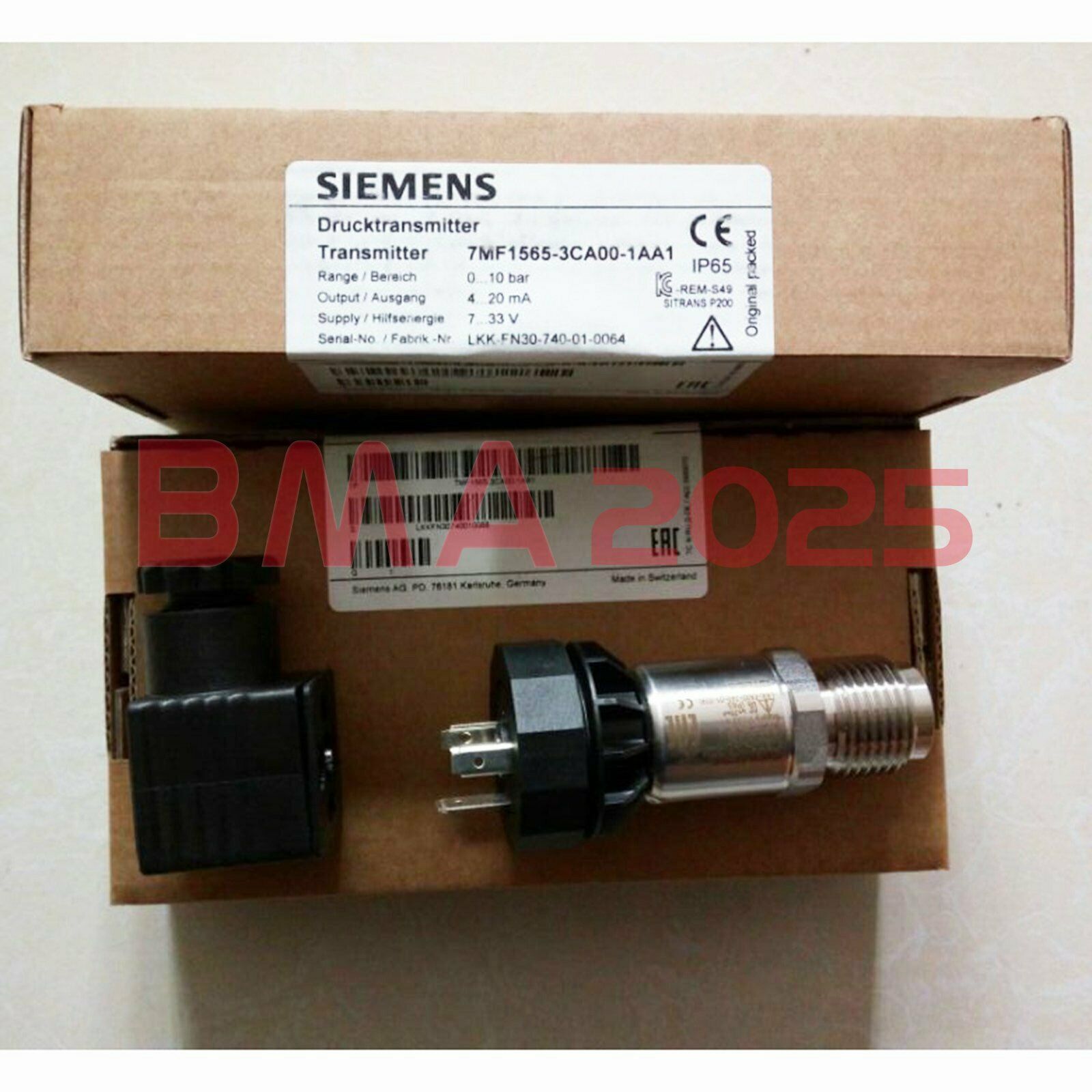 1PC New Pressure transmitter 7MF1565-3CA00-1AA1 1year warranty free Ship SM9T