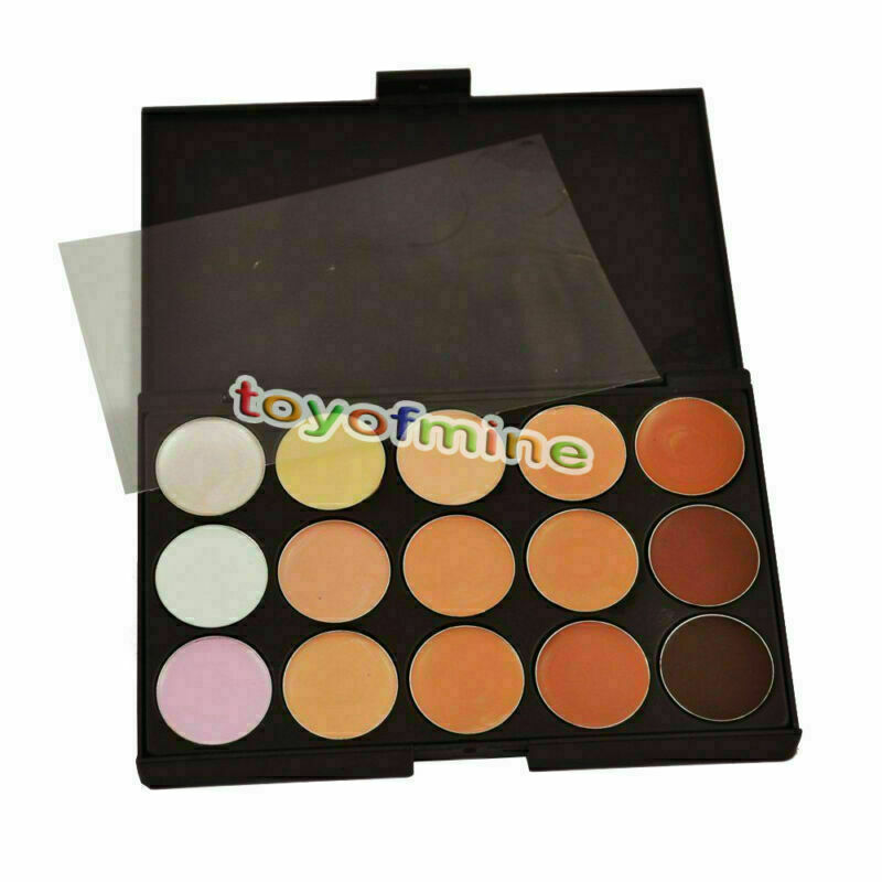 15 Color Neutral Makeup Eyeshadow Camouflage Facial Concealer Palette