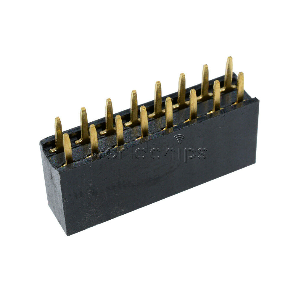 20Pcs 2X8Pin 2.54mm Double Row Female Straight Header Pitch Socket Pin Strip