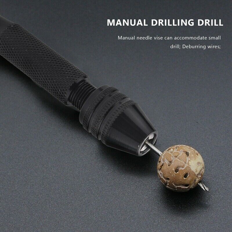 Hand Drill Bits Set 31Pcs Hand Drill Set Precision Pin Vise Micro-Mini Twist DC9