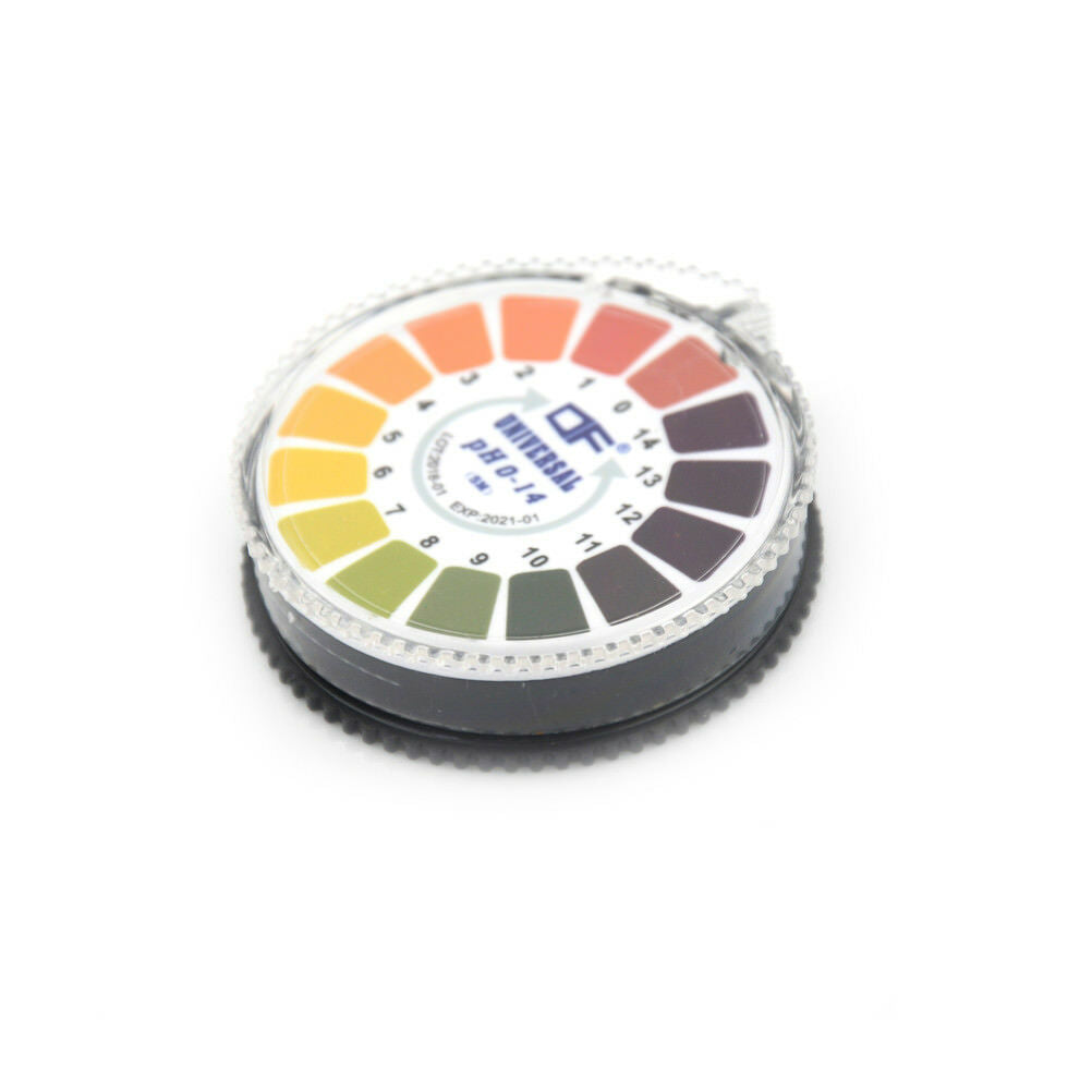 Portable 5m 0-14 PH Alkaline Acid Indicator Paper Water Urine Saliva Litm.l8
