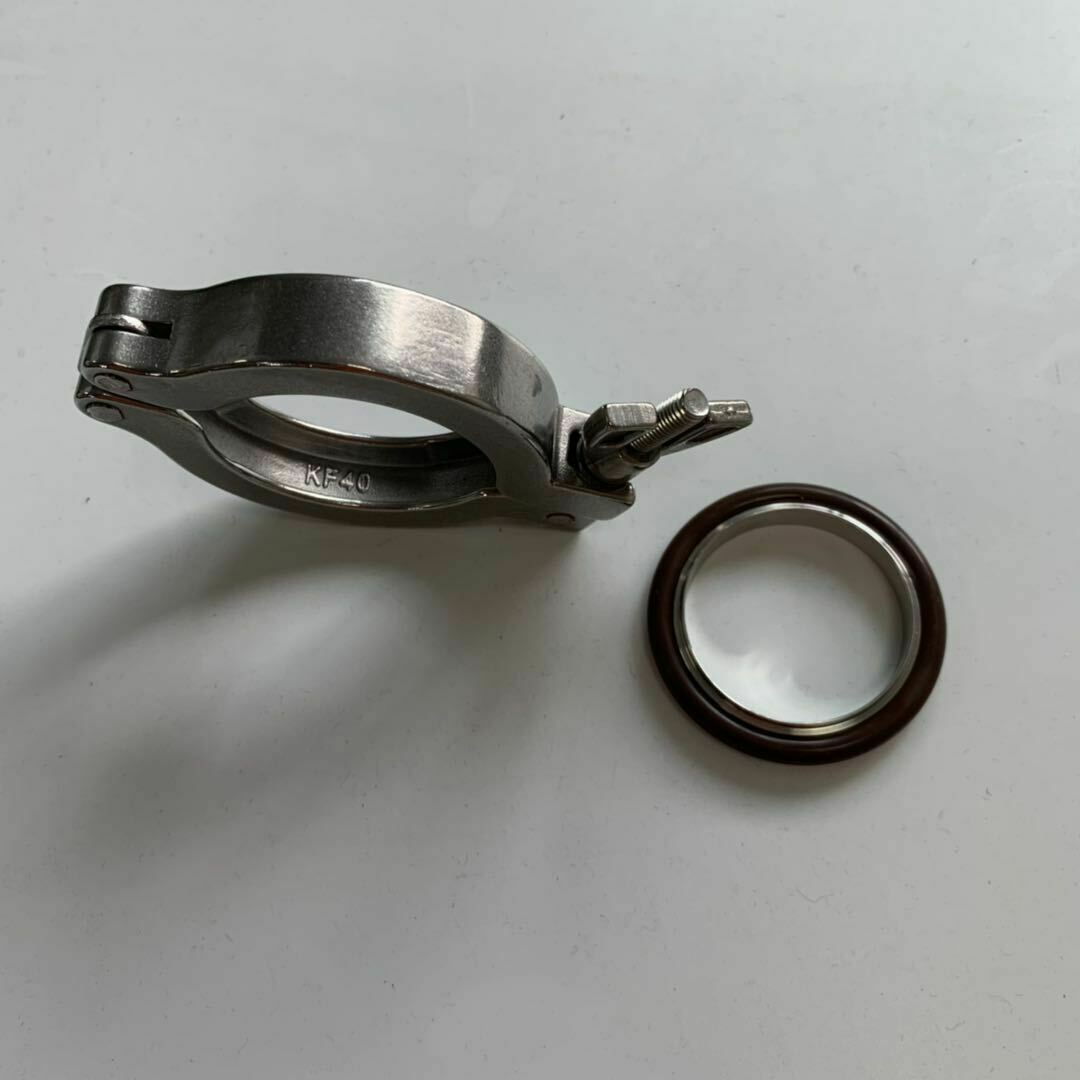 KF-40 vacuum clamp stainless steel Contain circle quick release flange 1PC