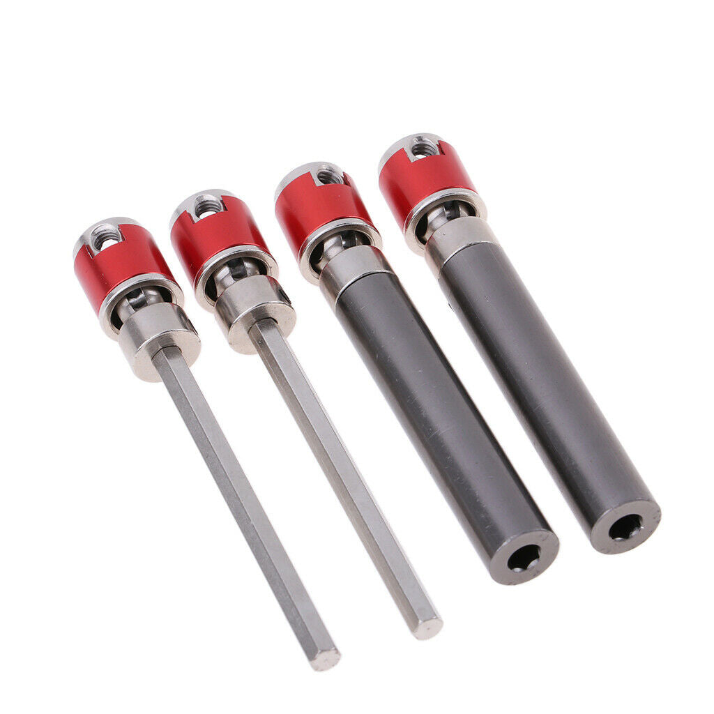 2x 110-138mm Universal Drive Shaft Stainless Steel for RC Crawlers D90 SCX10