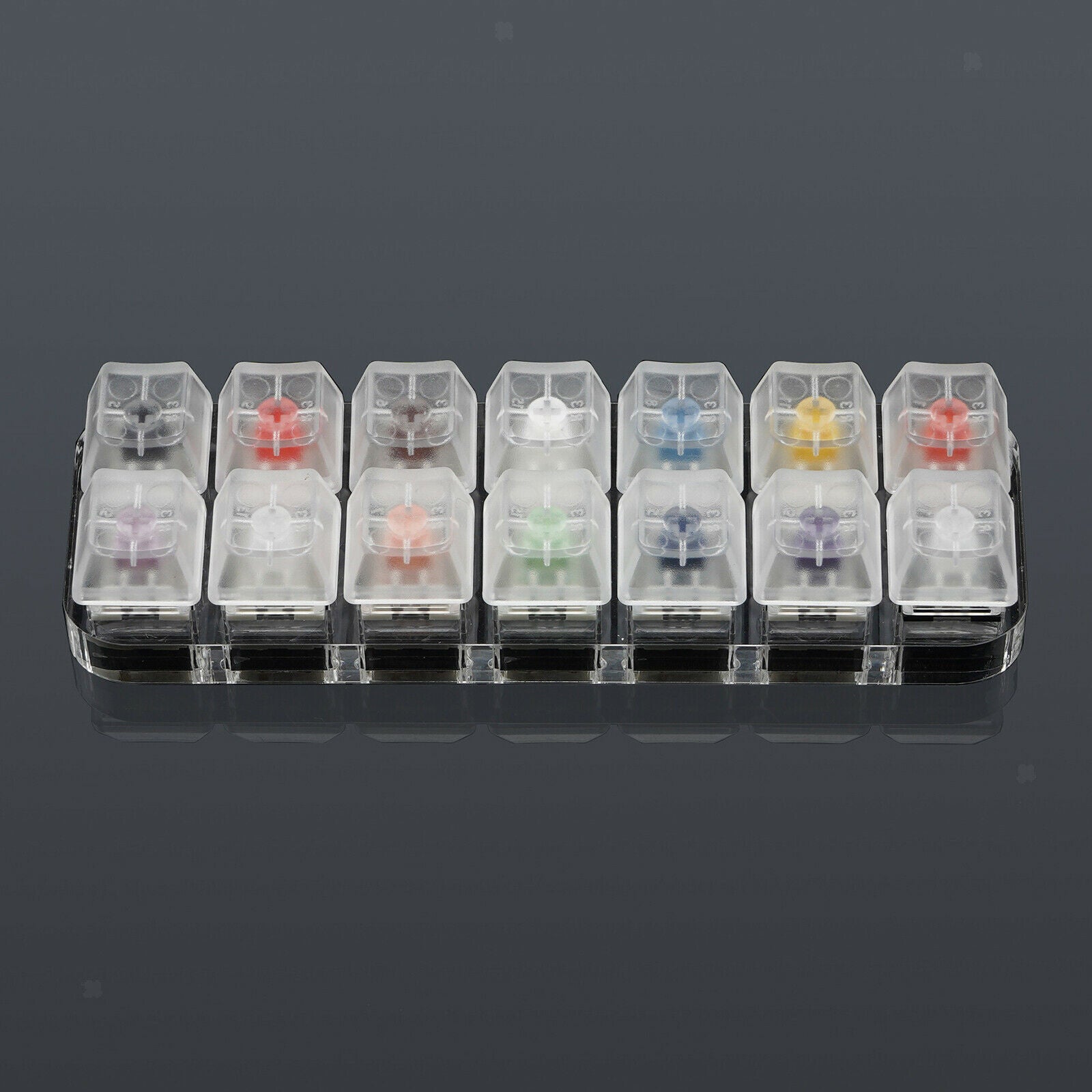14Keys Translucent Keycaps Mechanical Keyboard Switch Tester Testing Tool