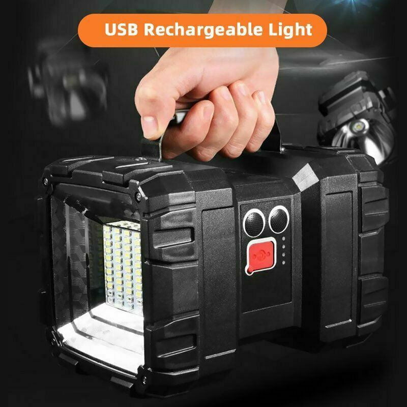 Rechargeable Portable Super Bright LED Searchlight Handheld Spotlight Flashlight