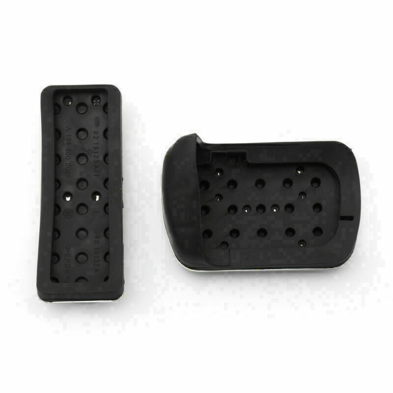2PCS For Benz AMG Stainless Brake Accelerator Pedal Pads Covers A1643000082 CN