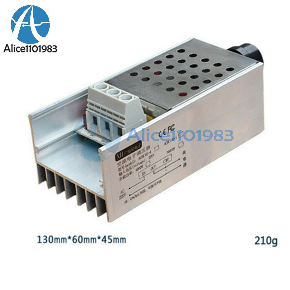 AC 110V 220V 10000W SCR Voltage Regulator Speed Controller Dimmer Thermostat