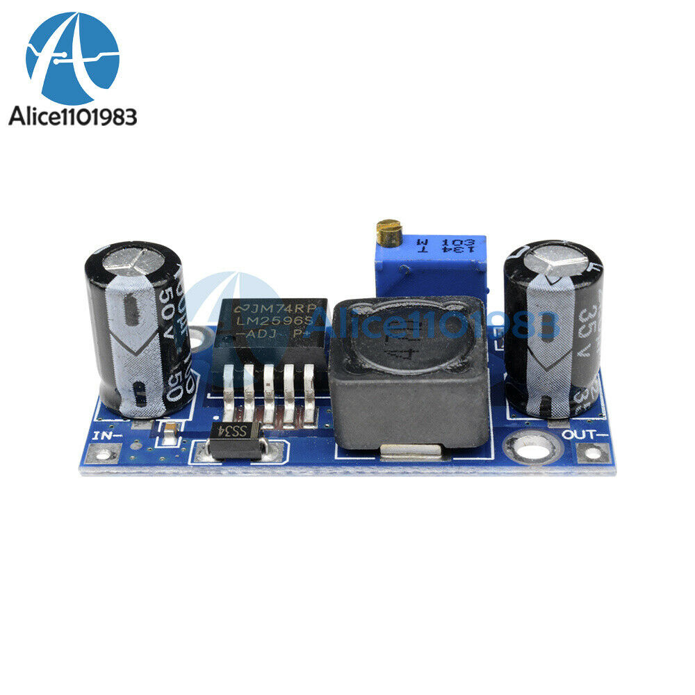 5Pcs DC-DC Buck Converter Step Down Module LM2596 Power Supply Output 1.23V-30V