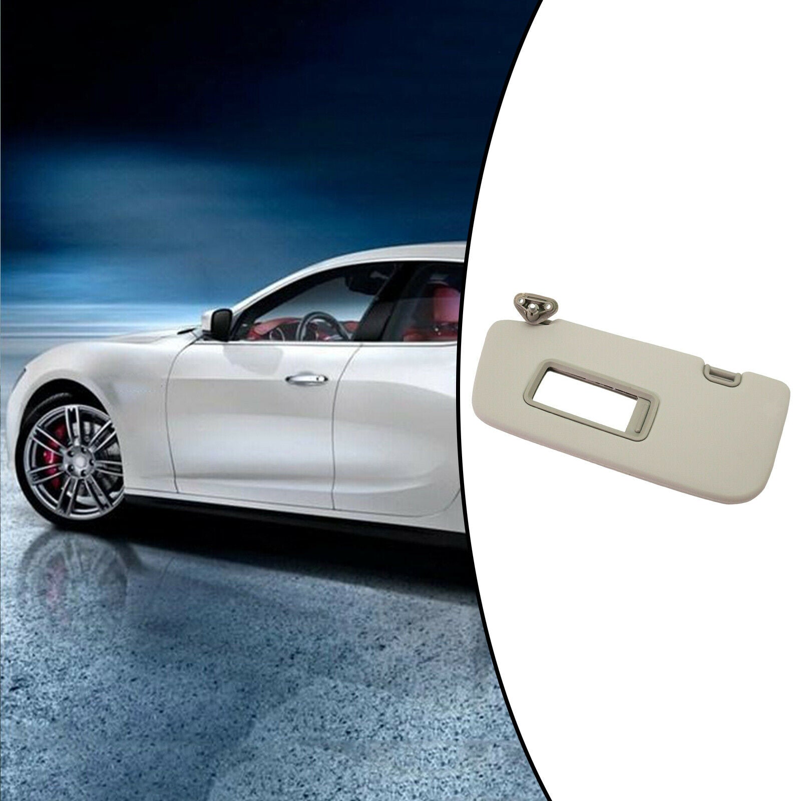 Left Driver Side Sun Visor Compatible 08-14 2011 2012 2013 2014 92011FG032ME