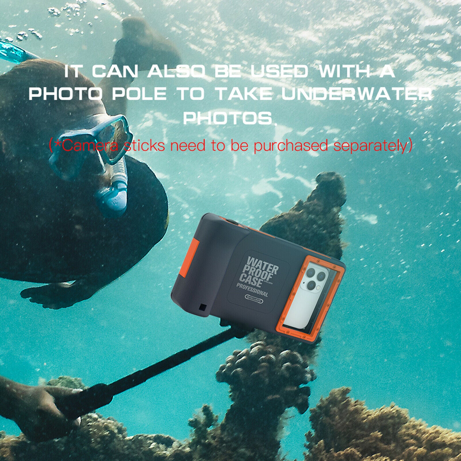 Surfing Diving Phone Case Cover 15M Depth Photography Housing For   6s