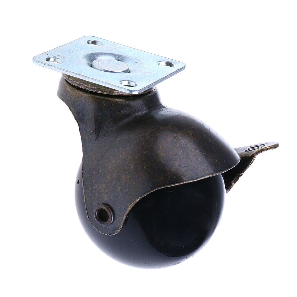 2'' Wheel Ball Caster Brake Home Office Furniture Chair Caster Wheel
