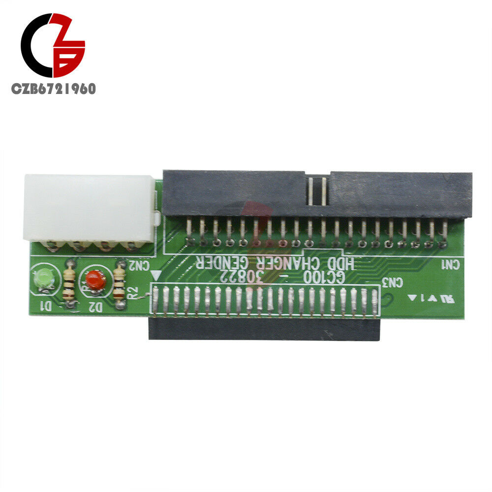 PATA/IDE To Serial ATA SATA Card Adapter Converter For HDD DVD 40Pin 2.5 to 3.5"