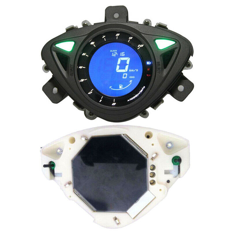 12V Motorcycle Bikes LCD Digital Odometer Speedometer Tachometer Gauge Meter Kit