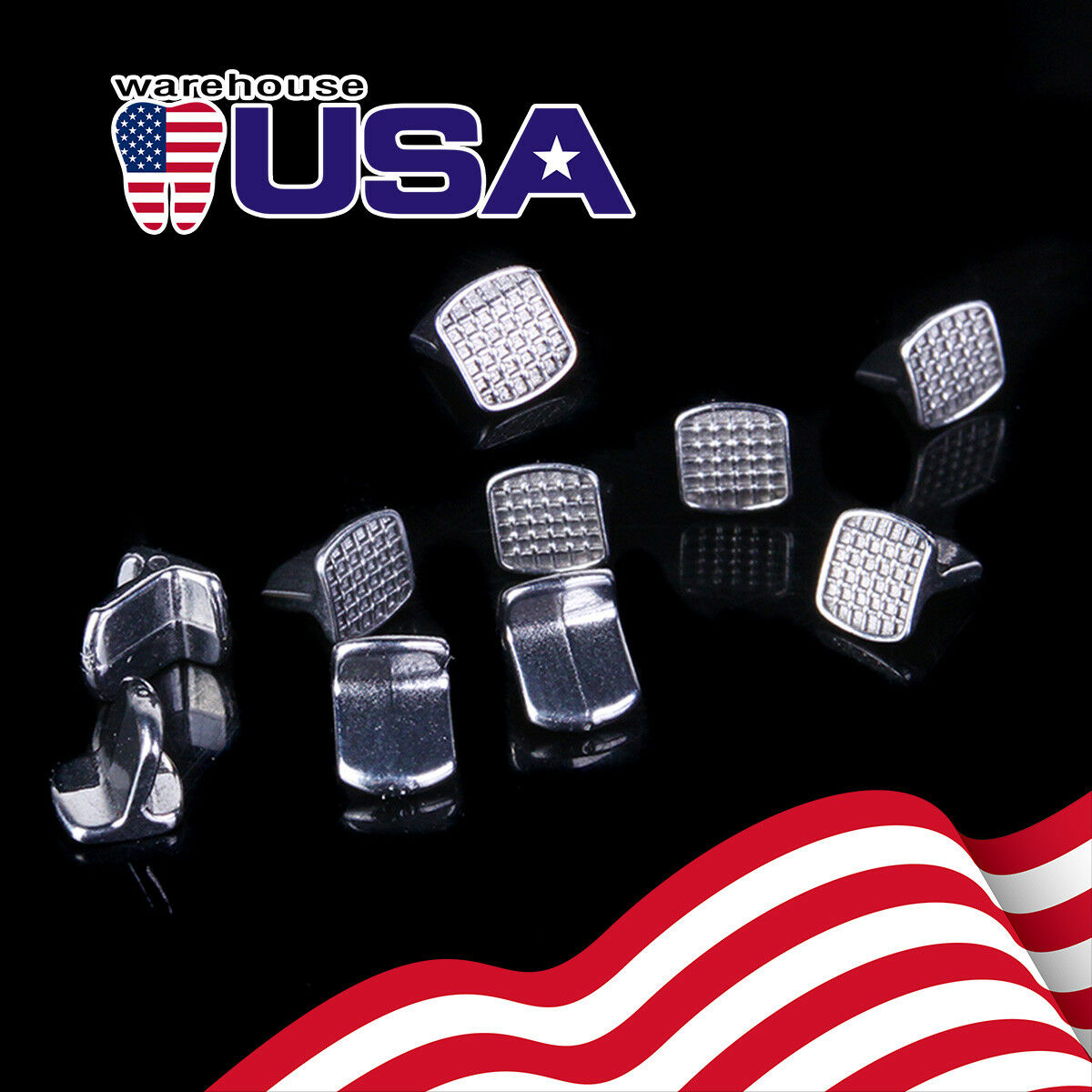50 Packs Dental Orthodontic Bite Turbos Opener Bite-Builder Wings Tongue Tamers