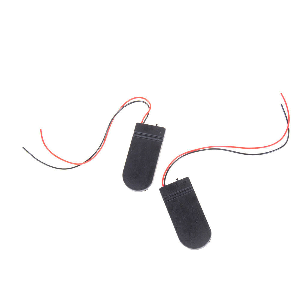 5x On-Off Switch CR2032 6V Button Coin Cell Battery Holder Wire Case Bo S.l8