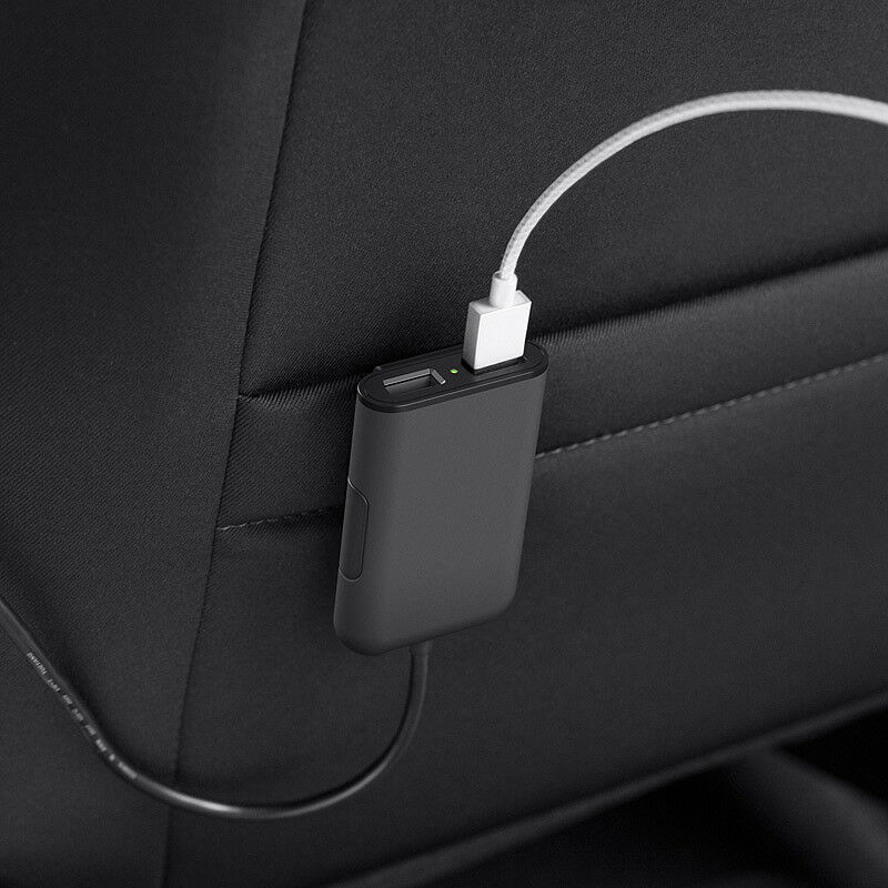 4 USB Car Charger Fast Charging Splitter Back Seat Rear Adapter Cable DC12-24V