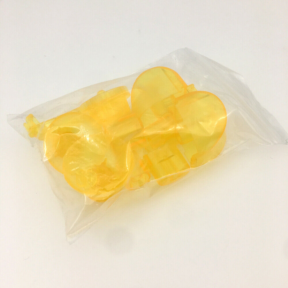 Clear Yellow ABXYZ/LR Buttons+Analog ThumbSticks D-pad for Nintendo Gamecube NGC
