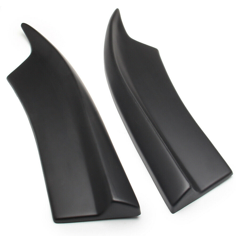 1 Pair For Dodge Charger SRT-Style 2015-2019 Black Car Rear Bumper Lips Aprons