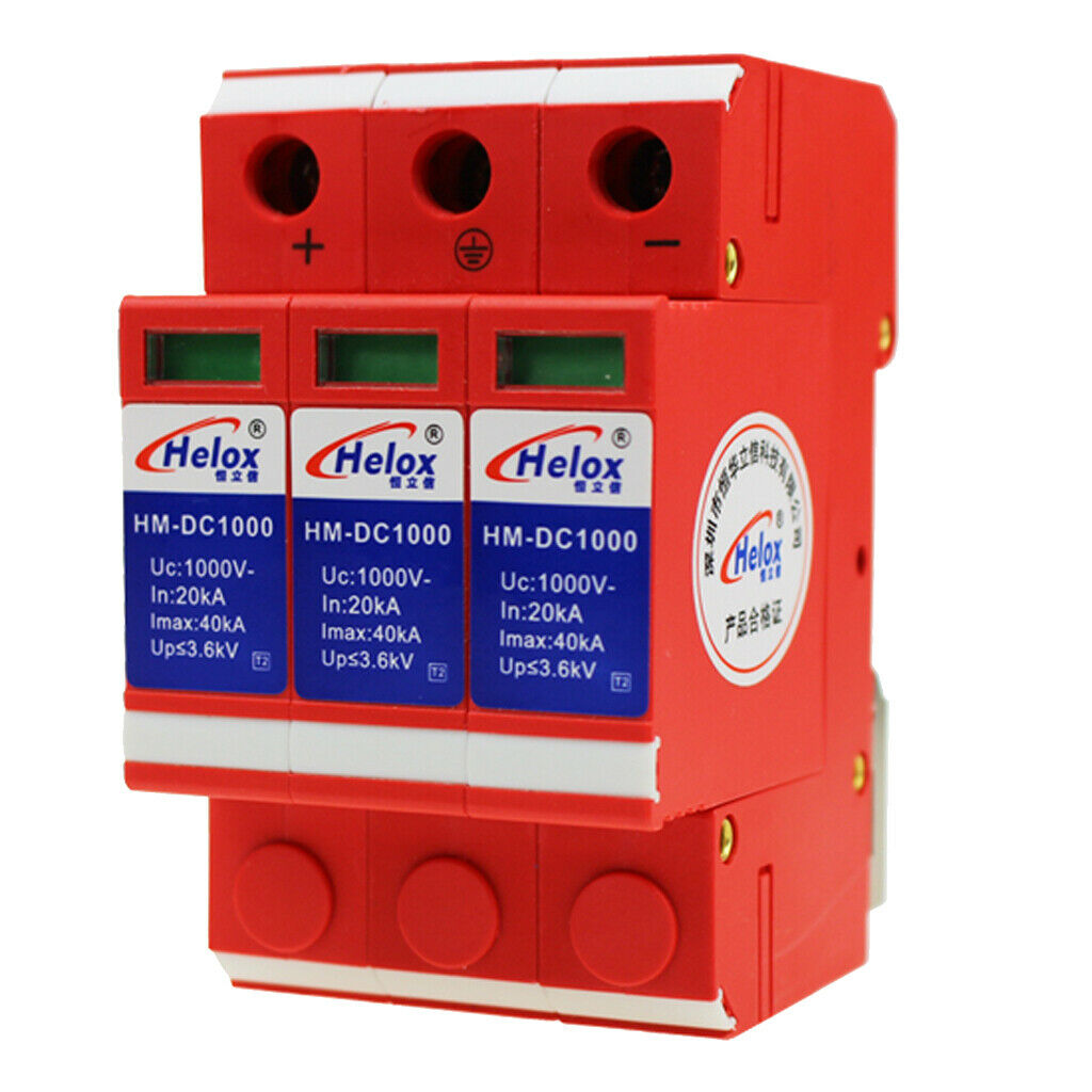 Solar Power Supply Surge Protector, SPD  Arrester For Solar Systems