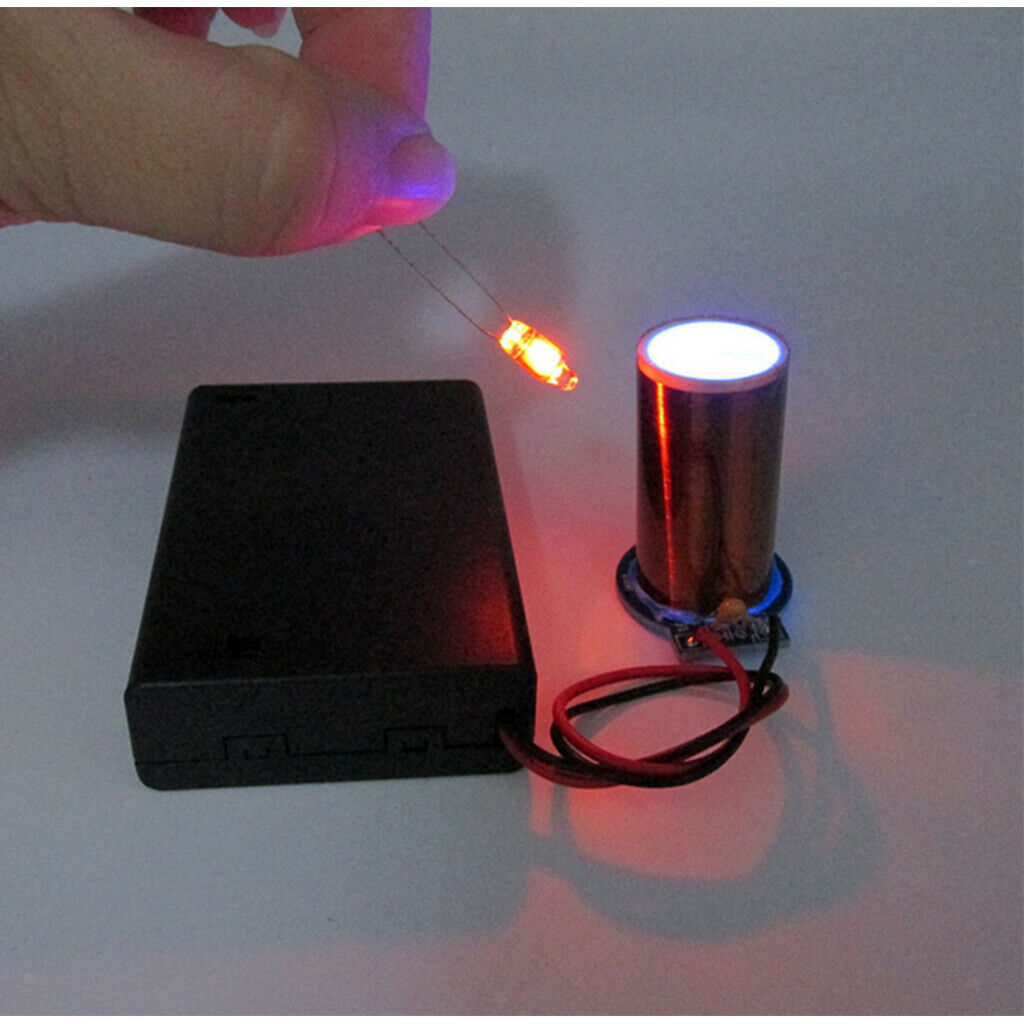 Battery operated mini Tesla scooter mounted wireless transmission kit