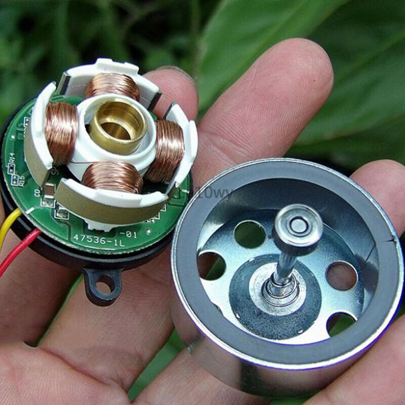 DC 12V-48V Brushless Motor Dual Ball Bearing 10000RPM Outer Rotor CCW Fan Motor