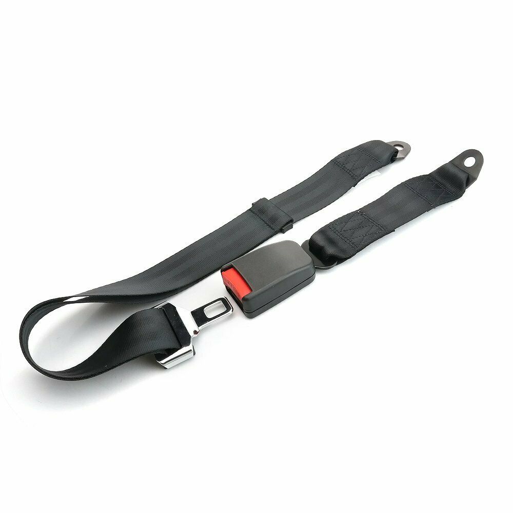 2PCs Fit Chevy GMT-400 Adjustable Seat Belt Strap Buckle Seatbelt Universal Set