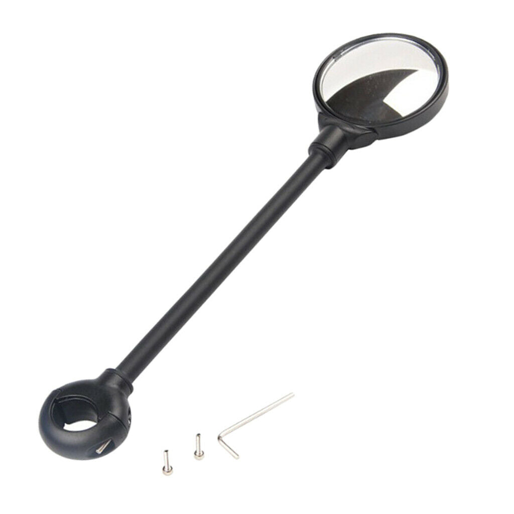Adjustable Rotatable Cycling MTB Bike Handlebar Rearview Mirror, Cycling Safety