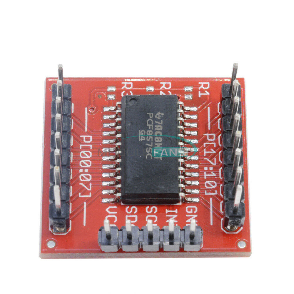 16 bit SMBus I/O ports PCF8575 IIC I2C I/O Extension Shield Module  For Arduino