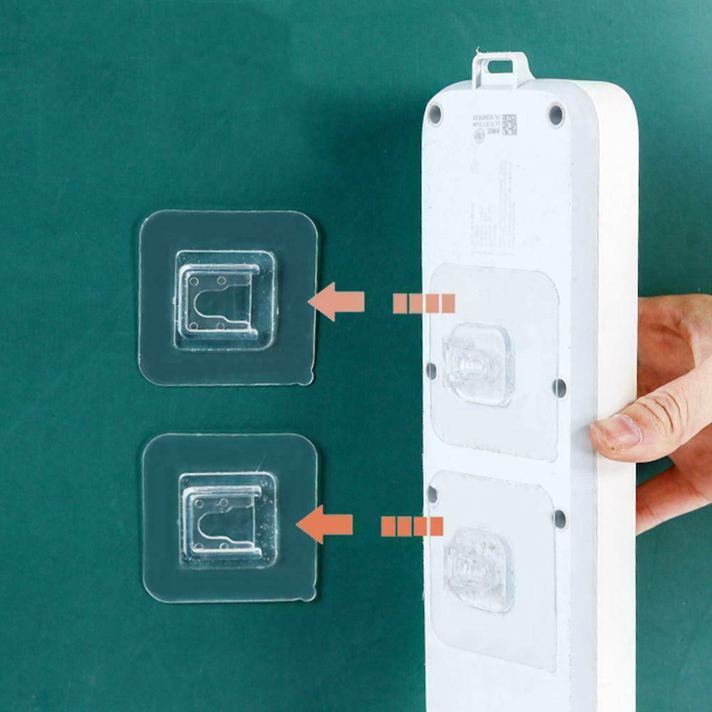 UK 5 Pairs Double-sided Adhesive Wall Hooks DIY Kitchen Bathroom Mounted Hook