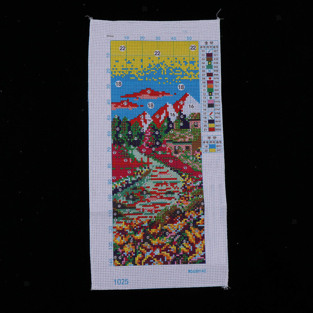 Spring Landscape Pattern Cross Stitch Kits Set