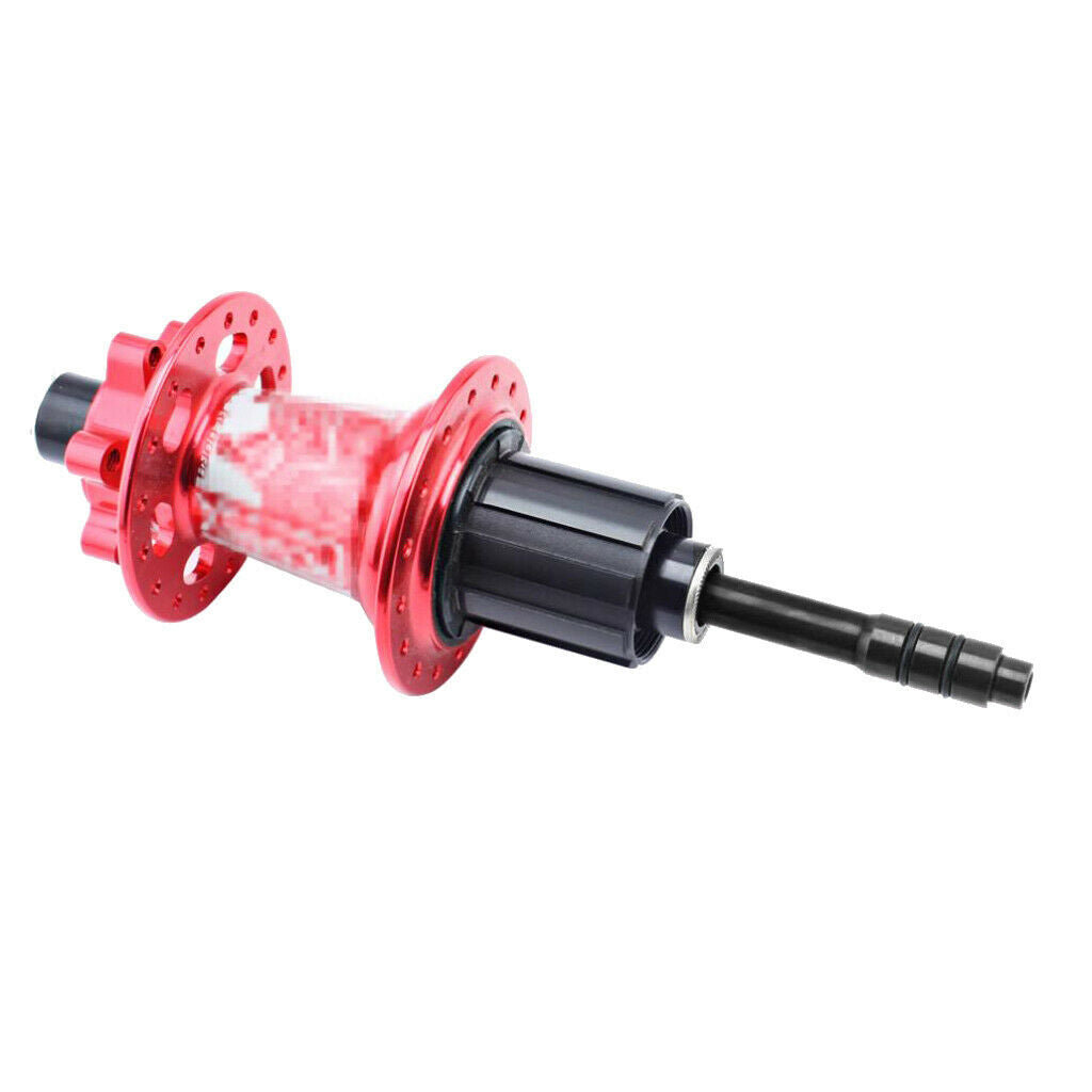 Bike Bicycle 12mm Thru Axle Hub Adapter to 9mm Quick Release Skewer Black