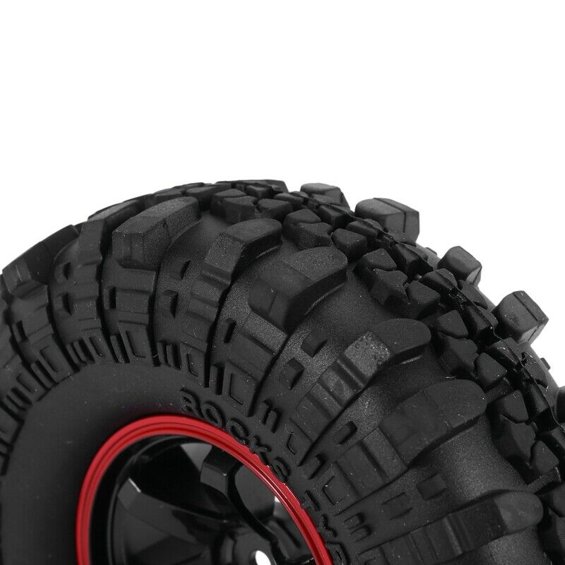 110MM 1.9 Inch Rim Tyre Wheel Tire for 1/10 RC Rock Cler SCX10 D90 4 S2I4