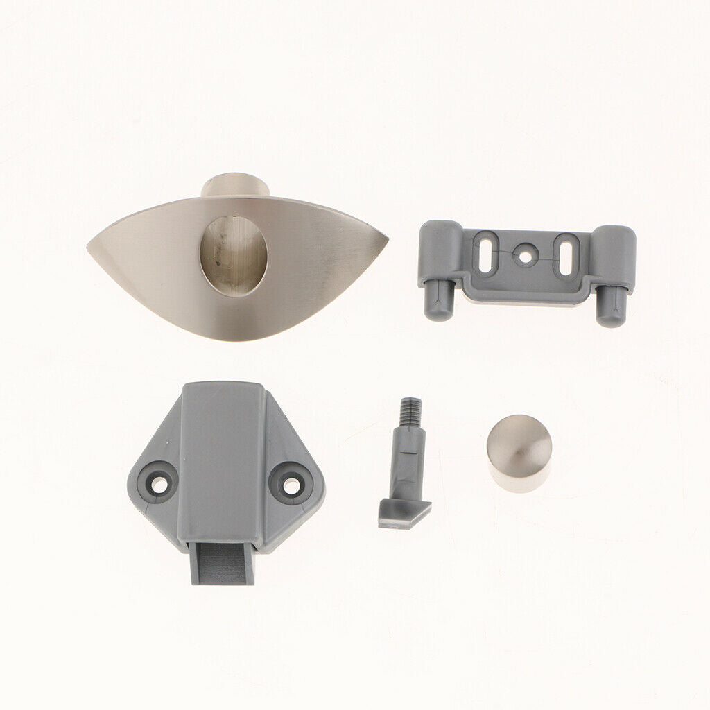 Mini Push Button Catch Lock RV Cupboard   Up Knob Camper Lock Handle