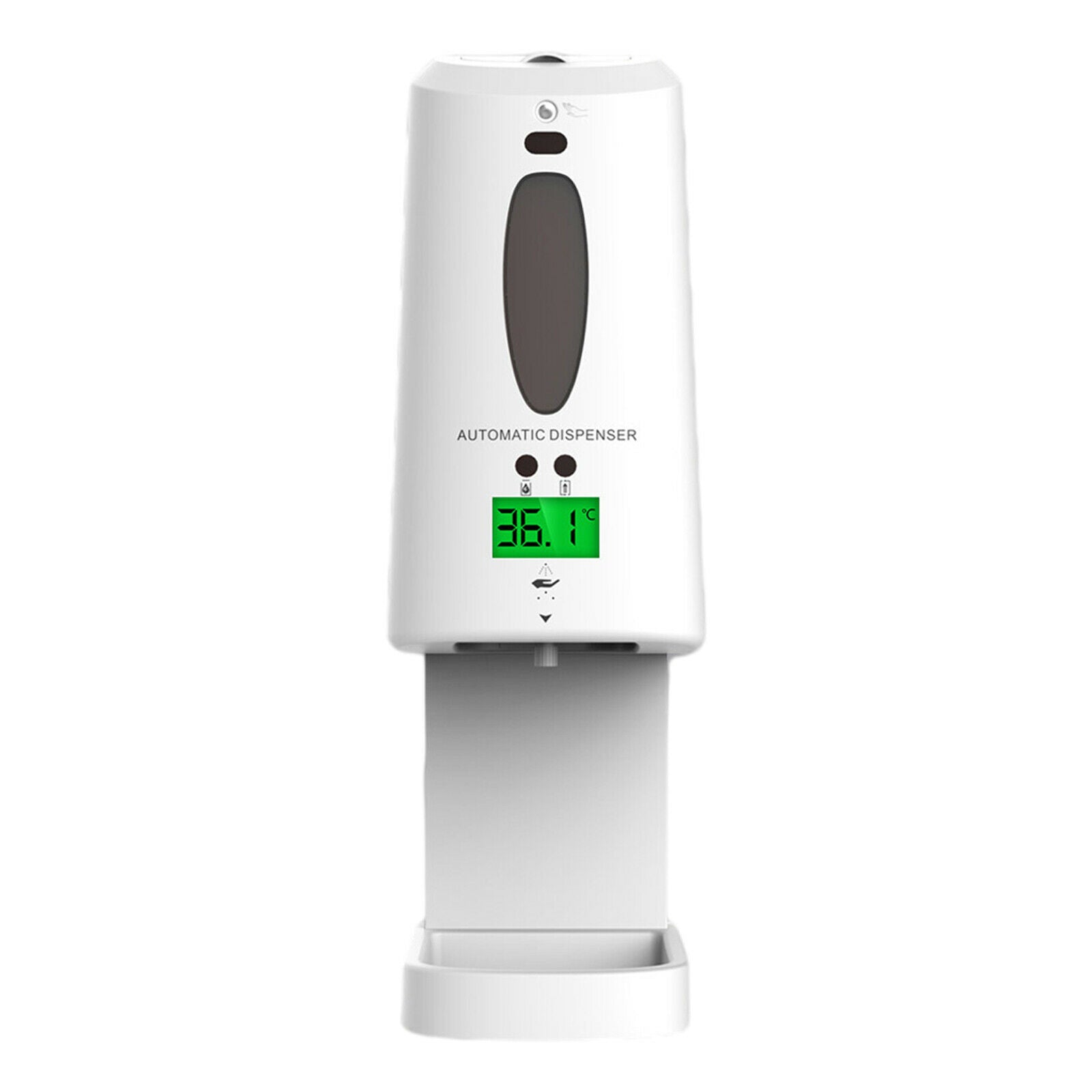 Touchless Infrared Thermometer Hand Soap Dispenser Large Capacity for Office