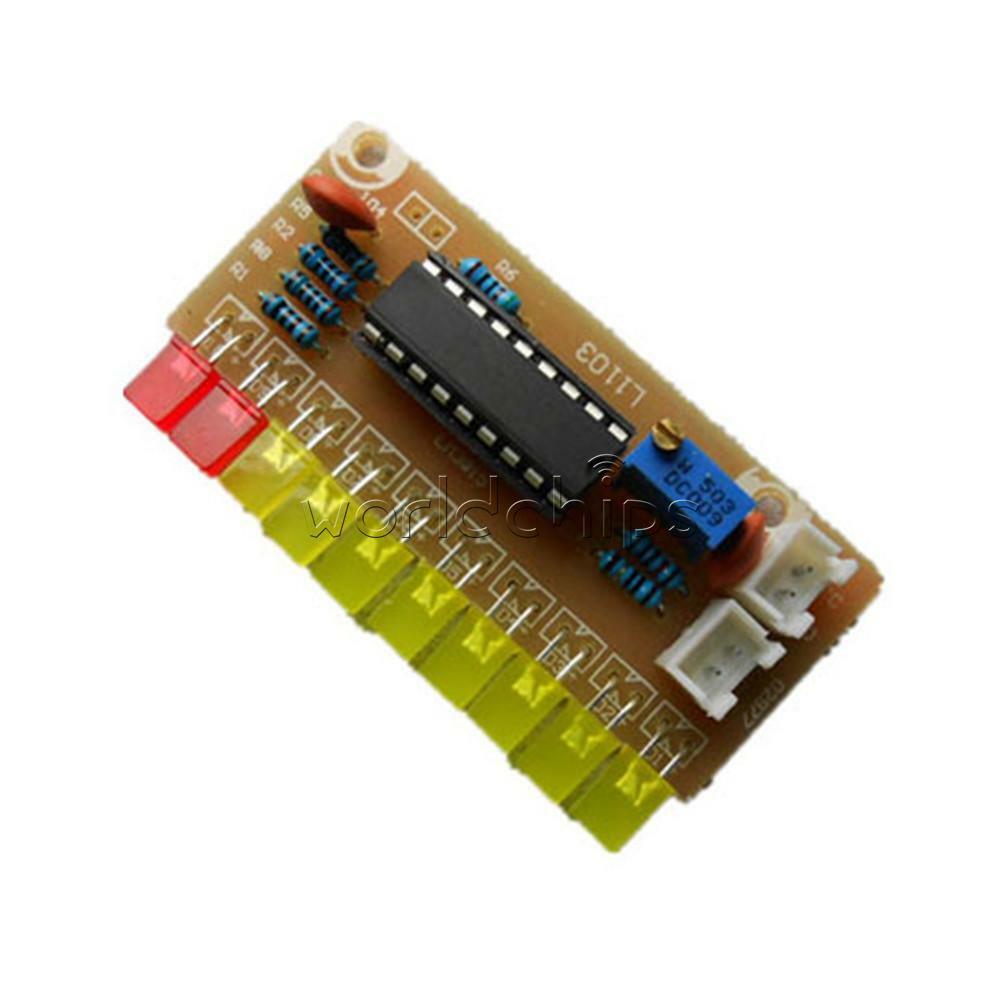 Funny 10 Audio Level Indicator LM3915 DIY Kit Electronic Audio Indicator Suite