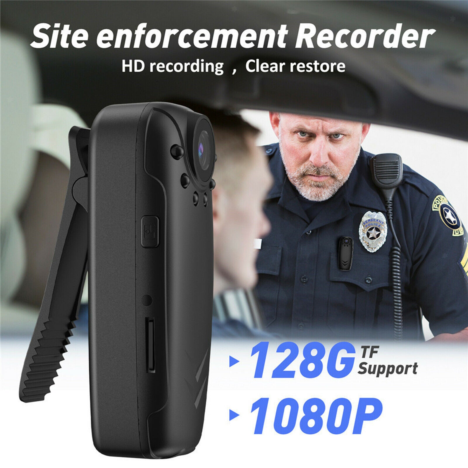 Mini Spy Camera Sports Body Camera Video Recorder HD 1080P Pocket Clip