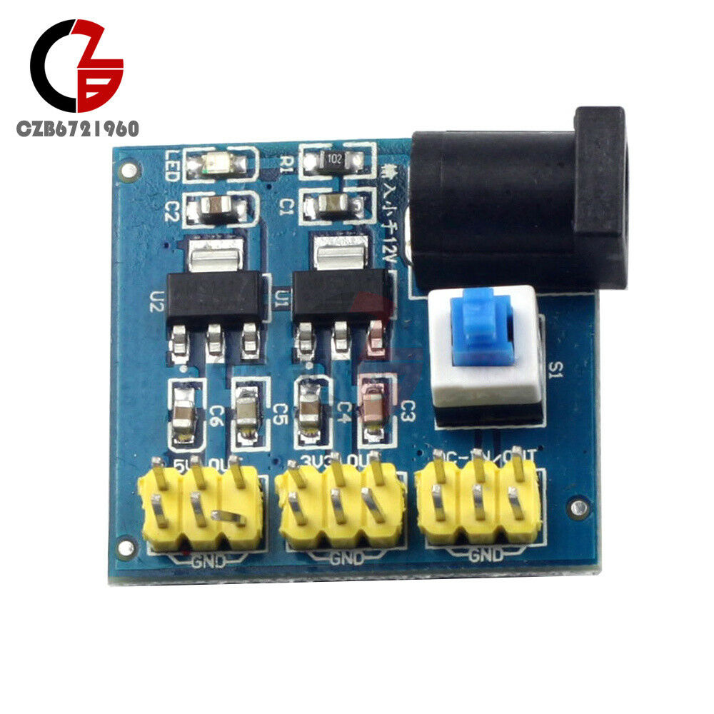 12V To 3.3V 5V DC-DC Buck Step-down Power Supply Module For Arduino
