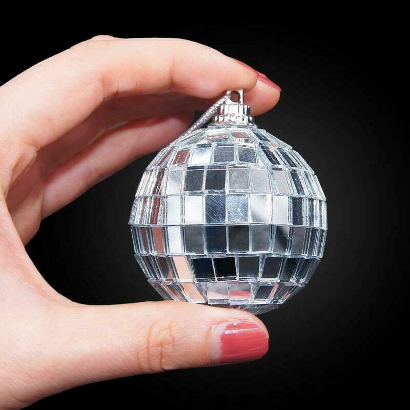 6Pcs Disco Ball Mirror Glass DJ Dance Home Party Bands Club Stage Lightnin Hot
