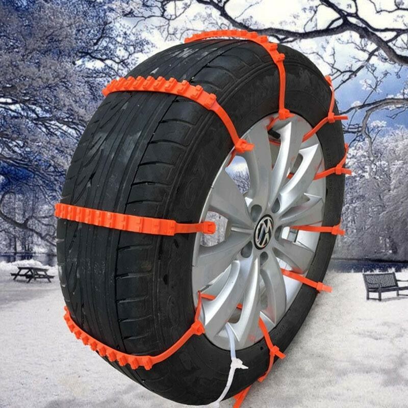 10X Universal 175-295mm Off Road Car Truck Snow Anti-slip Wheel Tire Chains New
