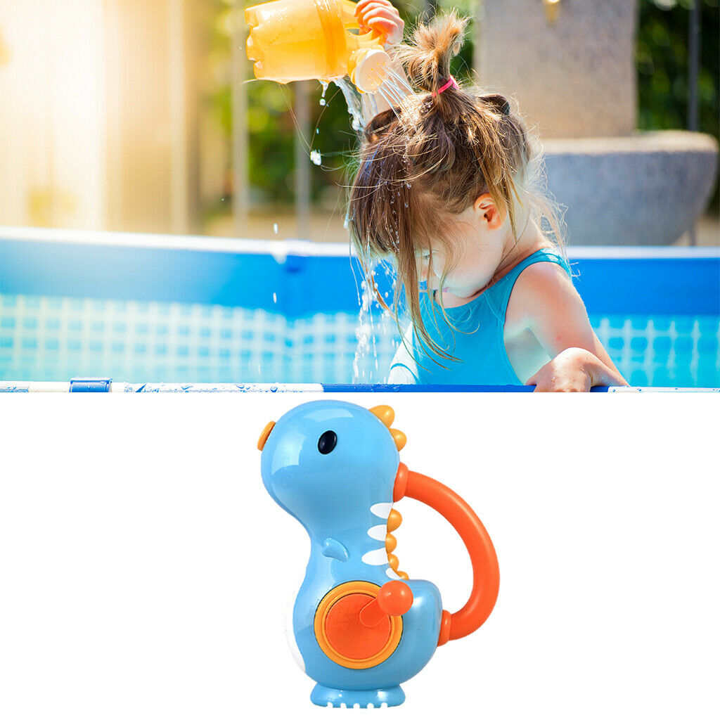 Dinosaur Animals Water Sprinklers Bathing Bathtub Shower Bath Toys Blue