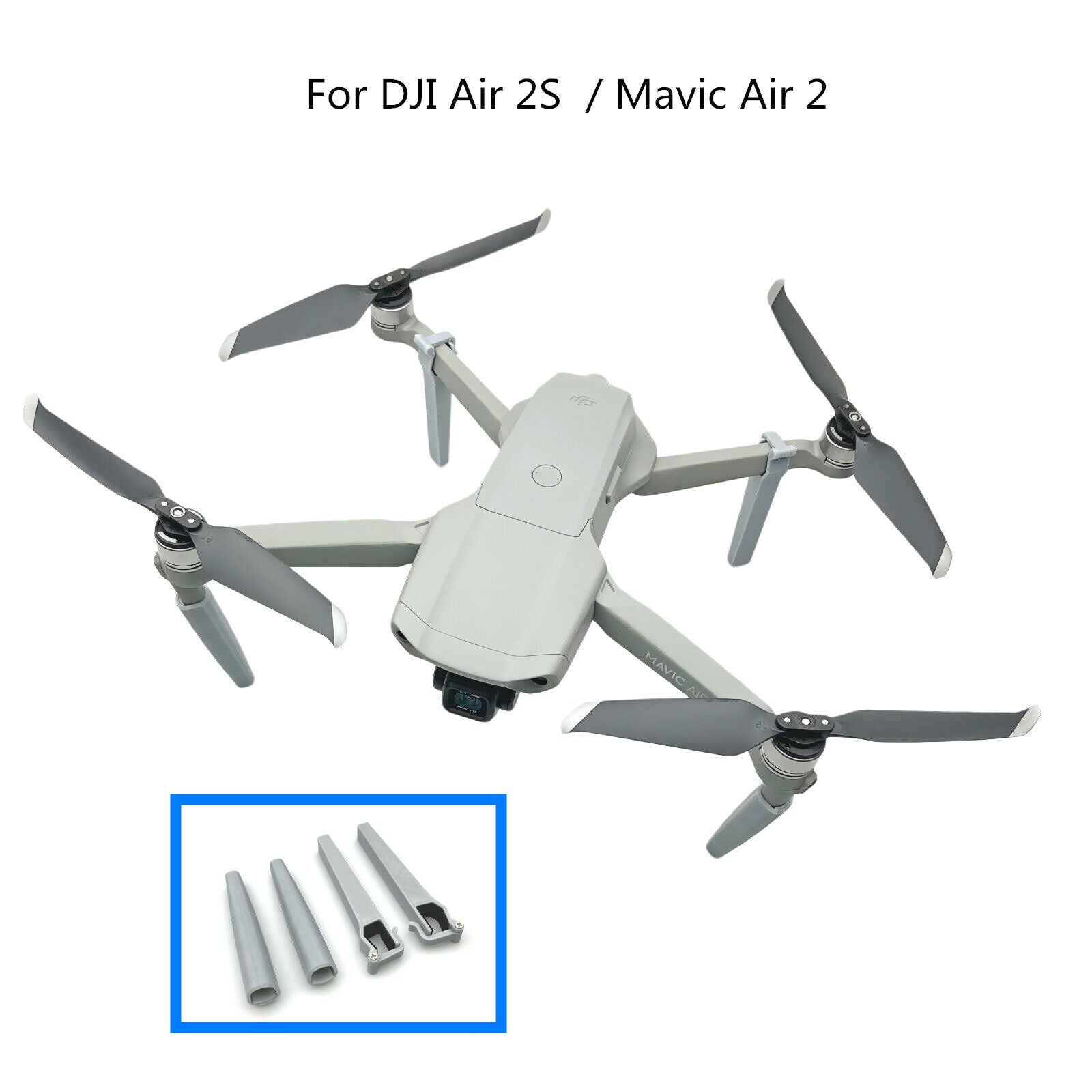 For DJI Mavic Air2/Air 2S Drone Landing Gears Heightened Extension Legs Bracket
