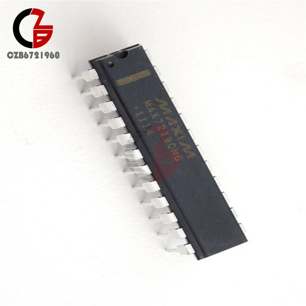 2PCS MAX7219 MAX7219CNG 8-Digit PDIP-24 LED Display Driver IC