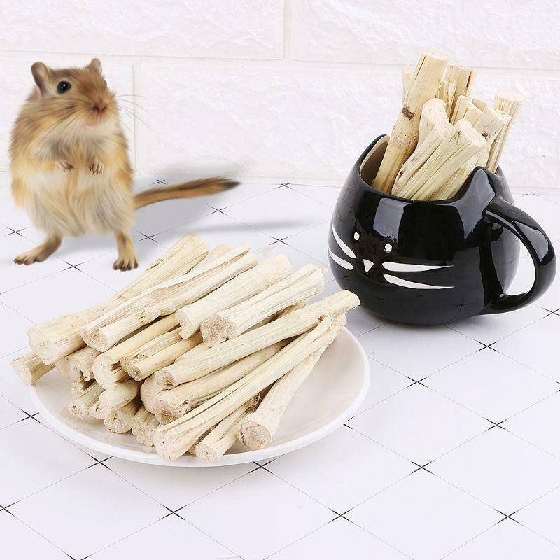 500g Sweet Bamboo Stick Branch Hamsters Chinchillas Rabbit Parrot Rat Guinea Pig