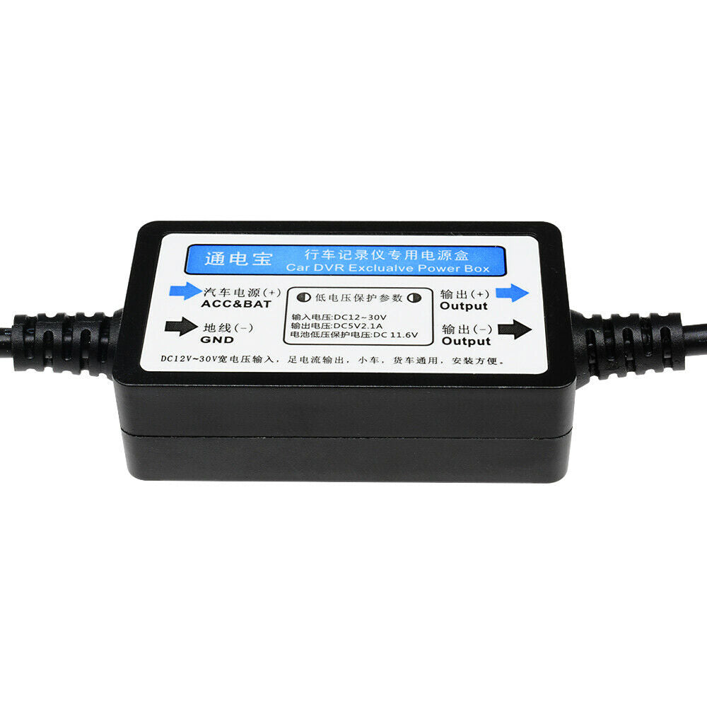 Mini USB Wire Cable Car Charger Kit for Camera Recorder DVR Exclusive Power Box