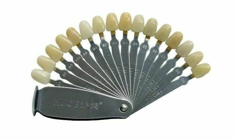 Dental Huge 16 Coulour Shades Acrylic Teeth Shade Guide Fit Vita Shade System DC