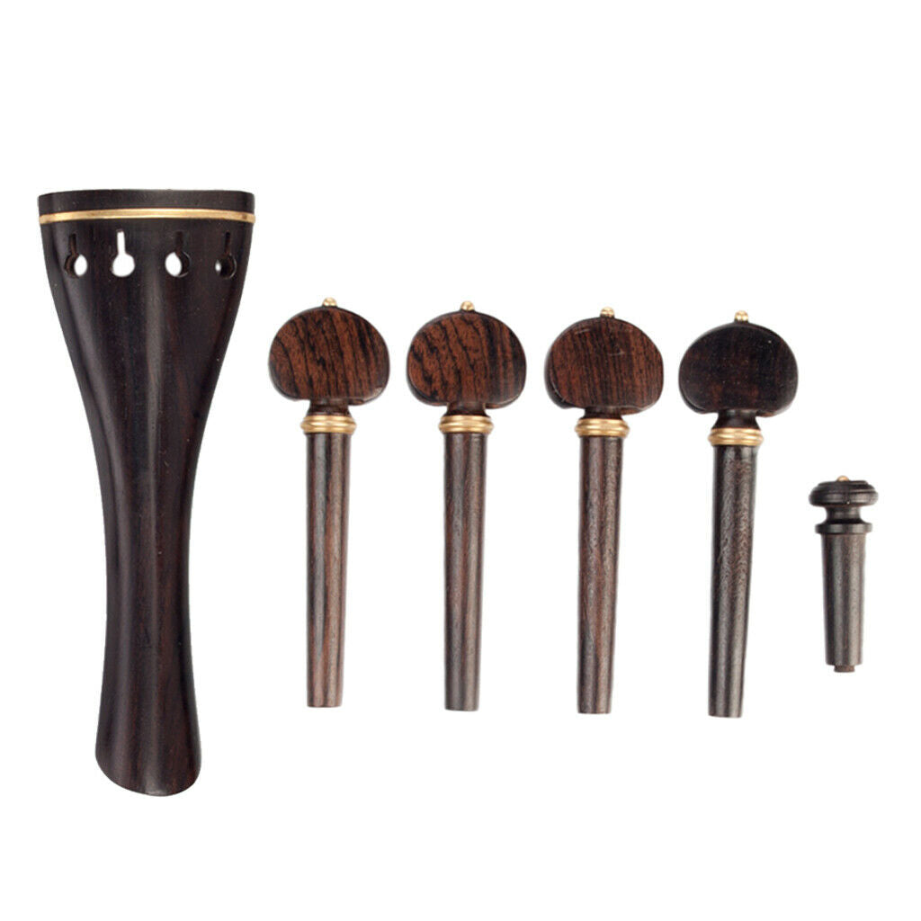 Wooden 4/4 Violin Piece Set with Tuning Tip