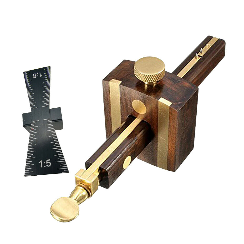 2x Scriber Guide Adjustable Hardened Woodworking Marker Scribe Mortise Gauge