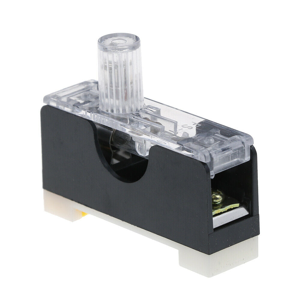 FS101 10a 6*30mm fuse socket with indicator light din rail mounted fuse .l8